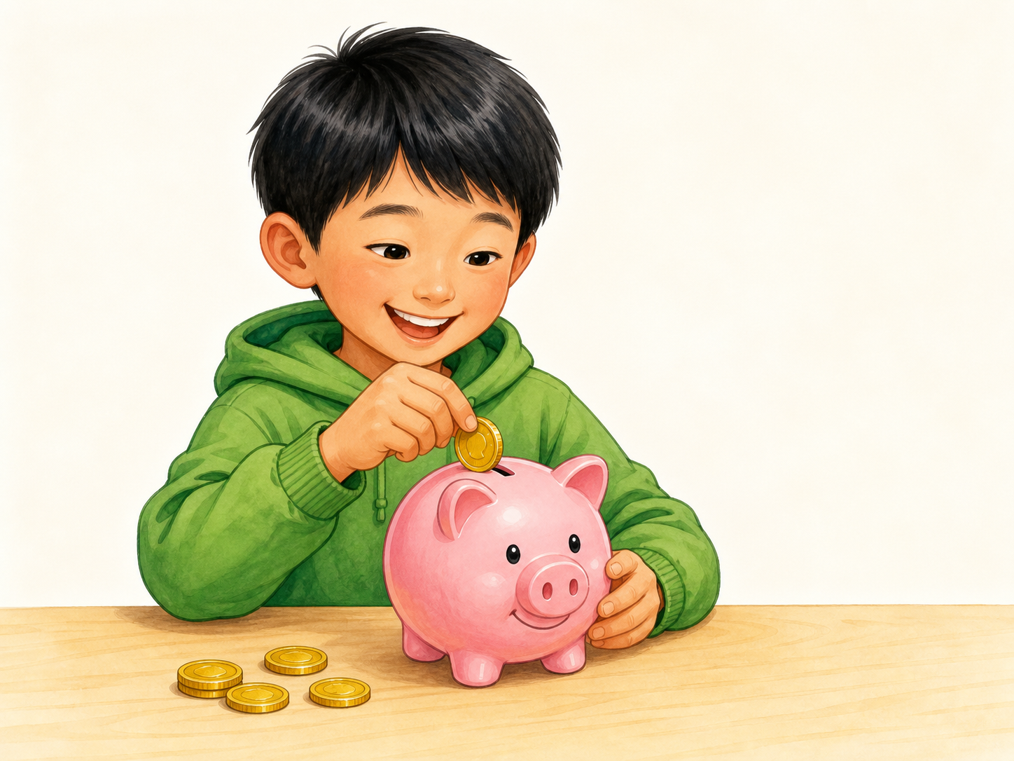 存钱罐与硬币，演示 save 的含义